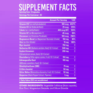 Complément de Myo-Inositol OEM <span class=keywords><strong>Vitamine</strong></span> D3 <span class=keywords><strong>B12</strong></span> K2 en Capsules – 16 Nutriments Clés en <span class=keywords><strong>1</strong></span> – 90 Capsules Végétaliennes en Vrac pour la Santé Féminine - Product Image 3