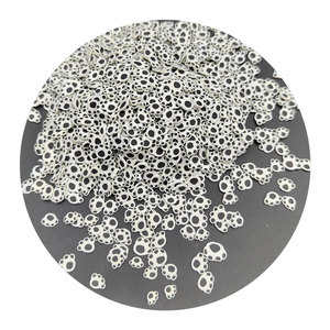 Mignon animal empreinte de patte ours chat <span class=keywords><strong>chien</strong></span> noir patte contour argile tranches thème animal polymère argile arrose bricolage Slime fournitures - Product Image 5