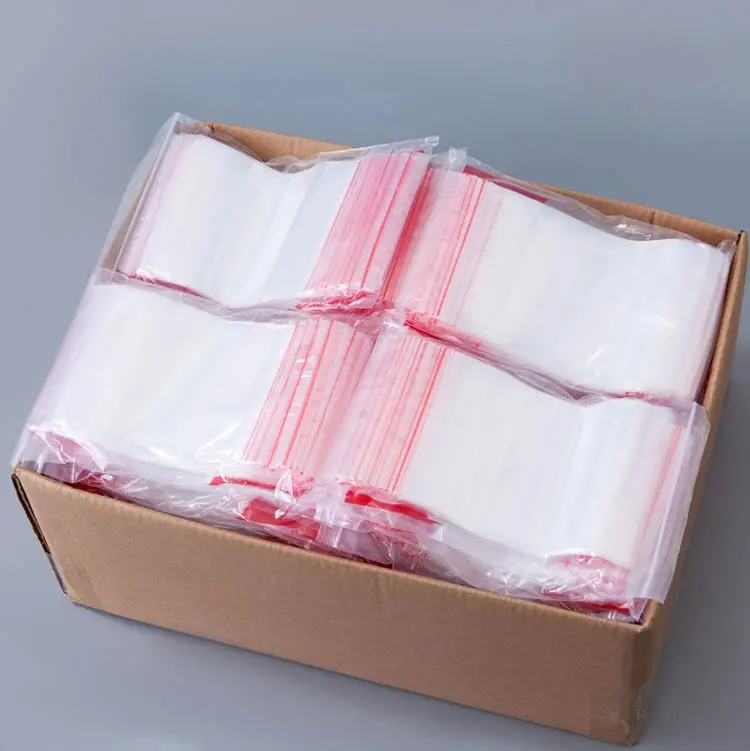 Resealable Self Sealing Zipper Clear Plastic Bags For Jewelry Candy Birthday Party Self Sealing Plastic Bags