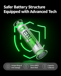 ชุดแบตเตอรี่ EBL 24 ชุด รวมแบตเตอรี่ AA <span class=keywords><strong>12</strong></span> ก้อน ความจุ 2800mAh และแบตเตอรี่ <span class=keywords><strong>AAA</strong></span> <span class=keywords><strong>12</strong></span> ก้อน ความจุ 1100mAh 1.2V แบตเตอรี่แบบชาร์จได้ชนิดนิกเกิลเมทัลไฮไดรด์ (NiMH) - Product Image 4