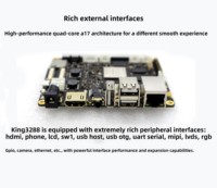 Carte de développement RK3288 d'origine, Linux/Android/Ubuntu OS, carte d'évaluation IA de reconnaissance faciale Rockchip, GPU Mali-T764