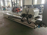 Machine de découpe CNC à double tête de 550 mm pour fenêtres et portes à grand écran, avec coupes à tout angle de 22,5 à 157,5 degrés