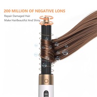 Cepillo de Aire Caliente de 1300W de Alta Potencia con Rizador Automático, Cepillo Secador de Pelo Frío y Caliente al por Mayor