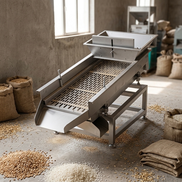 Linear Vibrating Screen Particle Vibrating Screen Equipment Stainless Steel Chemical Vibrating Screen