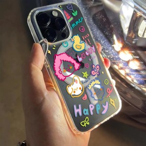 เคสลายการ์ตูนแฮปปี้เดิ้ลสำหรับ <span class=keywords><strong>iPhone</strong></span> 14PROMAX 16PLUS 17 8 xsmax 11 12 13 15 SE3 SE2 XR <span class=keywords><strong>7plus</strong></span> เคสแม่เหล็กกันตก - Product Image 4