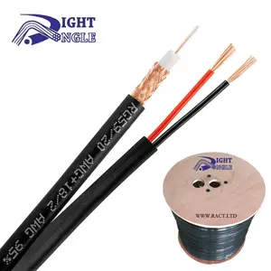 Cable Siamés RG59 RG6 de 305M con cable coaxial de alimentación CCS cobre RG 59 rg11Cable de cámara CCTV de comunicación