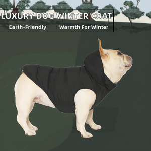 เสื้อโค้ทสุนัขแบบพัฟเฟอร์สำหรับฤดูหนาว  ขนาด XXL  ออกแบบหรูหรา น้ำหนักเบา ผลิตจากโพลีเอสเตอร์ เป็นมิตรกับสิ่งแวดล้อม รับผลิตตามสั่งขายส่ง - Product Image 2