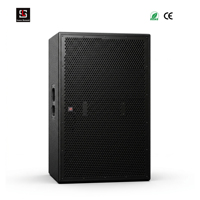 Enceinte de sonorisation professionnelle de haute puissance pour DJ en extérieur, système de sonorisation de scène en direct, enceintes avec double caisson de basses de 18 pouces 8006