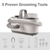 Kit de nettoyage pour animaux de compagnie 7 en 1, aspirateur pour animaux de compagnie tout-en-un pour une collecte et un nettoyage efficaces des poils