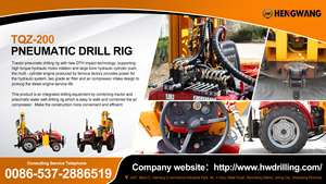 Equipo de Perforación Neumática Montado en Tractor para Pozos de Agua, 200m de Profundidad, Alto Torque, para Roca Dura, Riego Agrícola/Exploración - Product Image 6