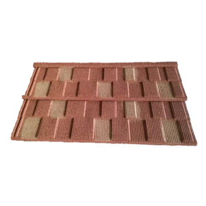 Tuiles de <span class=keywords><strong>toiture</strong></span> en acier galvanisé revêtues de copeaux de pierre de couleur Qinyuan de style moderne pour entrepôts, ignifuges et résistantes au vent - Product Image 4