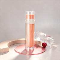 Bouteille en plastique à double pompe de haute qualité et bouteille en plastique à double pompe de 25 ml et 100 ml avec pompe cylindrique double