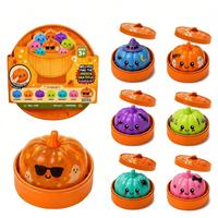 Jouets Squishy Halloween 2026 en forme de boulette et de citrouille créatifs, en TPR, anti-stress et sensoriels