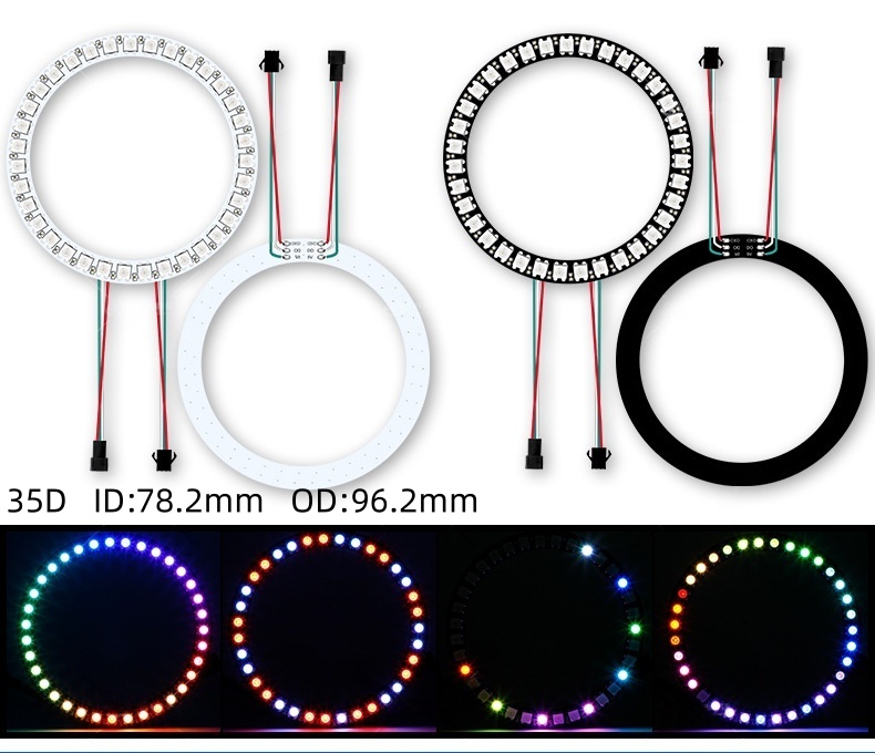 RGBIC/35 lumières OD97mm