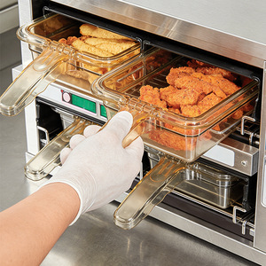 Plateau de service standard Double Sword PESU résistant aux hautes températures (190 degrés), chauffe-plat pour four vapeur, même modèle que Pizza Hut. - Product Image 1