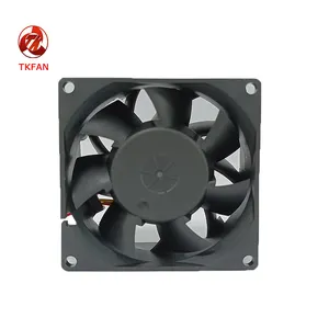 3 inch 80 mm dc fans 12v 24v 48v dc brushless inverter cooling fan 8038 4-wire PWM FG air cooling fan