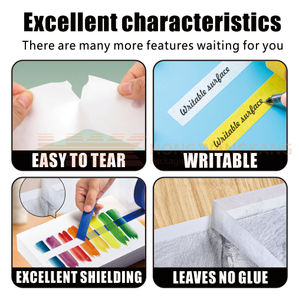 HWK Fábrica Personalizado Azul Anti-UV Pintura Do Carro Fita Adesiva Pressão Sensível Anti-Estático e Gravável Papel Crepe Tape - Product Image 5