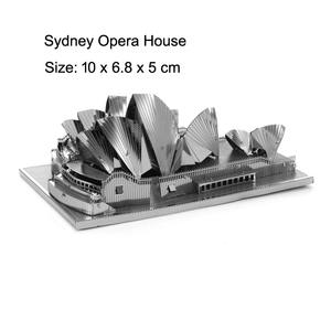 <span class=keywords><strong>Serie</strong></span> de Rompecabezas Metálicos 3D de Monumentos, Modelo Coleccionable Épico de la Catedral de Notre Dame, Castillo de la Bella Durmiente, Hotel Burj Al Arab Estrella Árabe 51-100 - Product Image 6