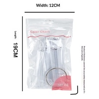 Nuancier de vernis à ongles en plastique en forme d'éventail de 50 pièces avec effet œil-de-chat, style français, présentoir multi-styles portable pour la pratique