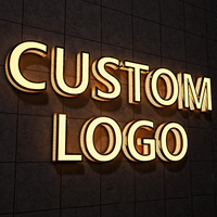 Letrero Luminoso LED 3D con Letras de Canal de Acero Inoxidable, Letrero Publicitario Exterior con Iluminación Frontal para Negocios
