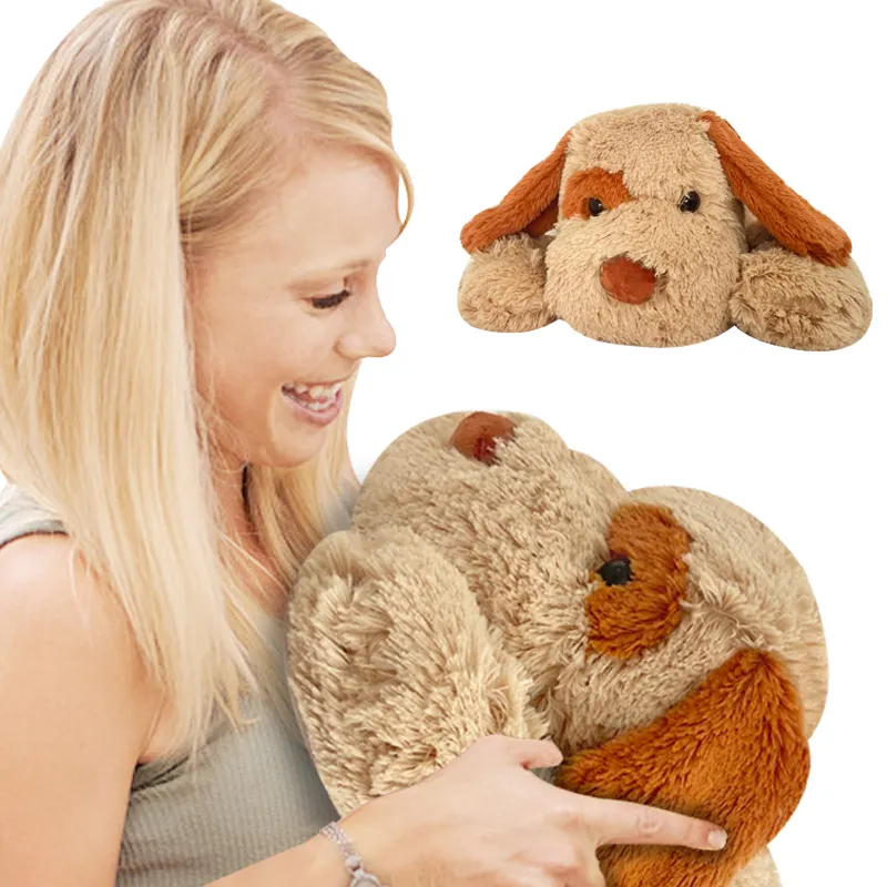 High-quality weighted Stuffed Dog Animals Cute Puppy Toy designed to help with anxiety for the US market