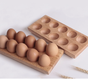 กล่องใส่ไข่ไม้เนื้อแข็ง (นำกลับมาใช้ใหม่ได้ / สำหรับตกแต่ง) - Product Image 3