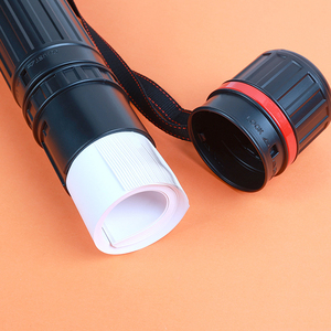 Bview <span class=keywords><strong>Art</strong></span> Tube de dessin rétractable en plusieurs tailles Tube de papier graphique en plastique portable en forme de colonne Porte-rouleau de papier à croquis - Product Image 6