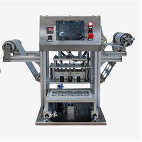 Machine de scellage de plateau de bureau, machine de scellage semi-automatique pour gobelets en plastique, yaourt, confiture (convient pour les aliments)