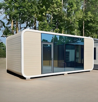 Maison préfabriquée de 20 pieds, bâtiment modulaire contemporain, type Apple Cabin, studio de jardin, bureau de vente