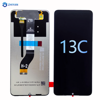 Écran LCD TFT de remplacement pour Redmi 13C 4G/5G 13R POCO C65 POCO M6 5G, angle de vision complet, sans décoloration aux angles latéraux