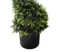 Vente en gros de feuilles artificielles de grande taille populaires bonsaï arbre topiaire de pin en spirale de grande taille pour la décoration intérieure et extérieure