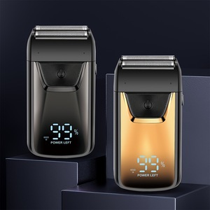 เครื่องโกนหนวดไฟฟ้า MSG สำหรับผู้ชาย ใบมีดสามชั้น ใบมีดแบบเคลื่อนที่กลับไปกลับมา ปัตตาเลี่ยนตัดผม ชาร์จ USB หน้าจอ LCD กันน้ำ IPX4 - Product Image 3
