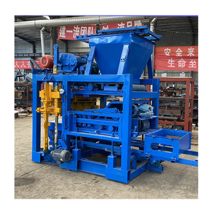 QTJ4-25 macchina automatica del blocco di vibrazione che pavimenta i mattoni ha modellato la sabbia del calcestruzzo con le componenti della muffa del motore del nucleo dell'argilla - Product Image 1