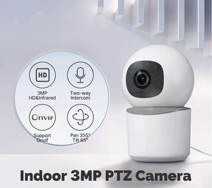 Kamera Keamanan Pintar Tuya 3MP WiFi Indoor Pan/Tilt, Pelacakan Gerakan, Deteksi Suara, Mendukung Onvif - Product Image 5