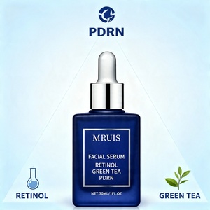 Sérum raffermissant au thé vert PDRN, <span class=keywords><strong>soin</strong></span> coréen végétalien pour les ridules et l'aplanissement de la texture de la peau, disponible en <span class=keywords><strong>coffret</strong></span> cadeau MRUIS 30ml - Product Image 4