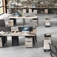 Table de bureau, meuble Commercial, ouvert, avec meubles