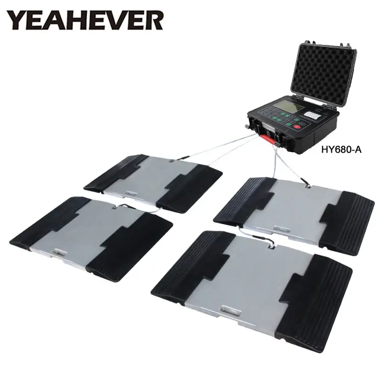 Static High capacity Wireless portable Axle Weighier load balance truck scale Wheel Weigher
