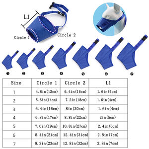 <span class=keywords><strong>Bozal</strong></span> <span class=keywords><strong>de</strong></span> perro mascota ajustable antimordida <span class=keywords><strong>de</strong></span> <span class=keywords><strong>tela</strong></span> suave antiladridos - Product Image 3