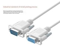 Cable Serial de 9 Pines RS232 COM DB9 para Transmisión de Datos y Video, Cable de Extensión de PVC y Cobre Puro para VGA/Proyector, Venta Directa de Fábrica OEM