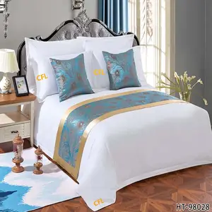 Manufacturers Supplies Cheap Comfortable Soft 100Cotton Single Hotel Bed Quality Bed Sheet Linen Set