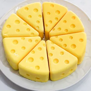 3D Fai Da Te di Cottura Della torta di Formaggio Blocco Della Torta Del Fondente di Cioccolato Argilla Stampo In Silicone Formaggio Decorazione Ice Cream Muffa Della Torta Della Muffa