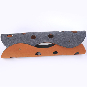Túnel de fieltro para gatos, un túnel divertido para que los gatos se eloquenzan y jueguen, una alfombra plegable para que los gatos jueguen. - Product Image 2
