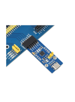 Waveshare CP2102 USB UART Board (Tipe C), modul komunikasi USB ke UART (TTL), konektor USB-C