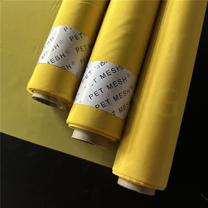 Chất lượng cao tự làm màn hình màu vàng in lụa màn hình khởi động Kit 110 lưới đồng bằng dệt <span class=keywords><strong>Polyester</strong></span> - Product Image 2