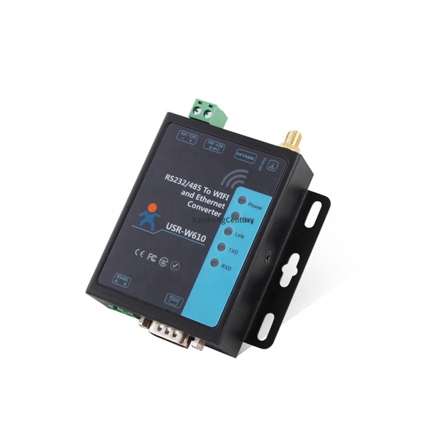 USR-W610 RS232 Rs232 to Ethernet Converter RS485 to Ethernet Converter RJ45 Wireless WIFI Server Converter Built Web Server