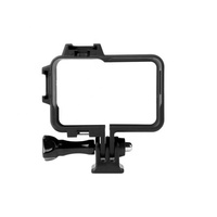 Cadre de protection Takenoken avec double support de chaussure froide accessoires DSLR boîtier Cage pour caméra de sport Insta 360 ONE R Action
