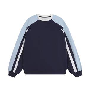 H5493 Fournisseur d'usine, vente en gros, sweat-shirts personnalisés en spandex/polyester doublés de polaire, écologiques, coupe ample, col rond, imprimé dessin animé - Product Image 6