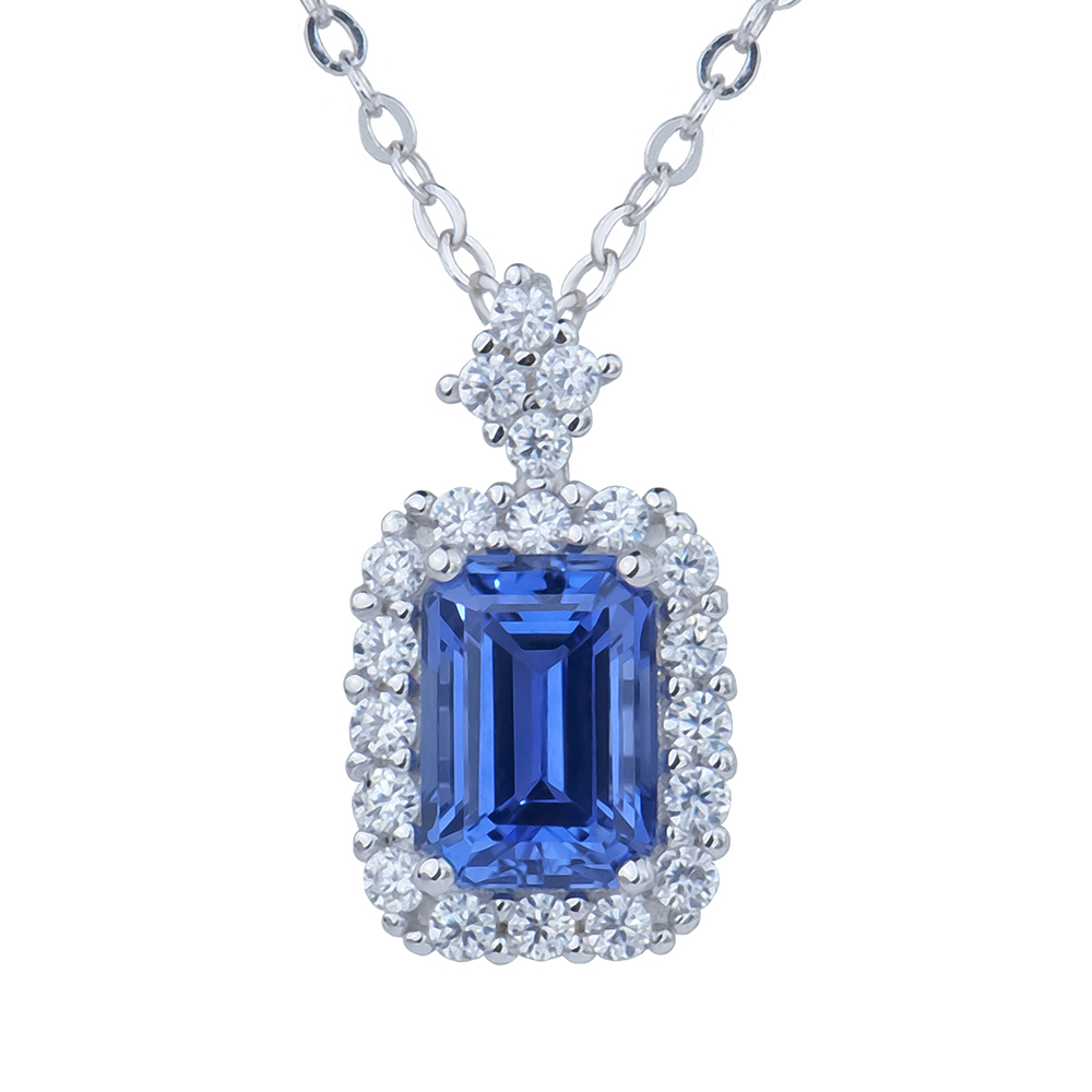 emerald sapphite pendant