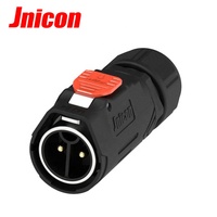Pour connecteur d'alimentation industriel Jnicon MJ24 câble circulaire 50amp avec boîtier en Nylon de Contact en cuivre à 2 broches