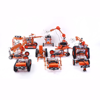 WeeeBot RobotStorm, Kit de Robótica Mecánica y Electrónica 12 en 1 para Codificación, Más de 450 Piezas, Robot STEAM Multiforma con Tornillos